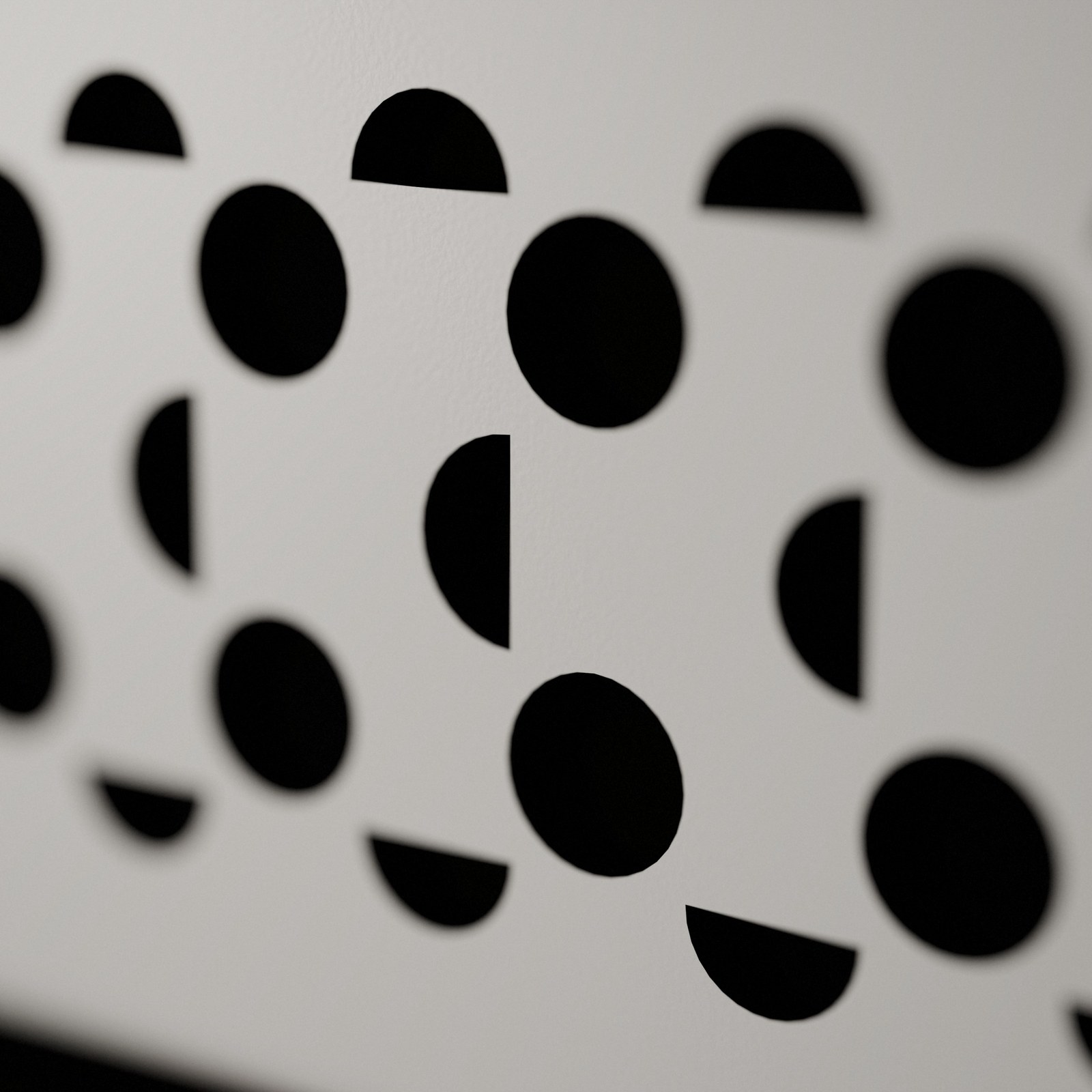 Die-cut pattern detail