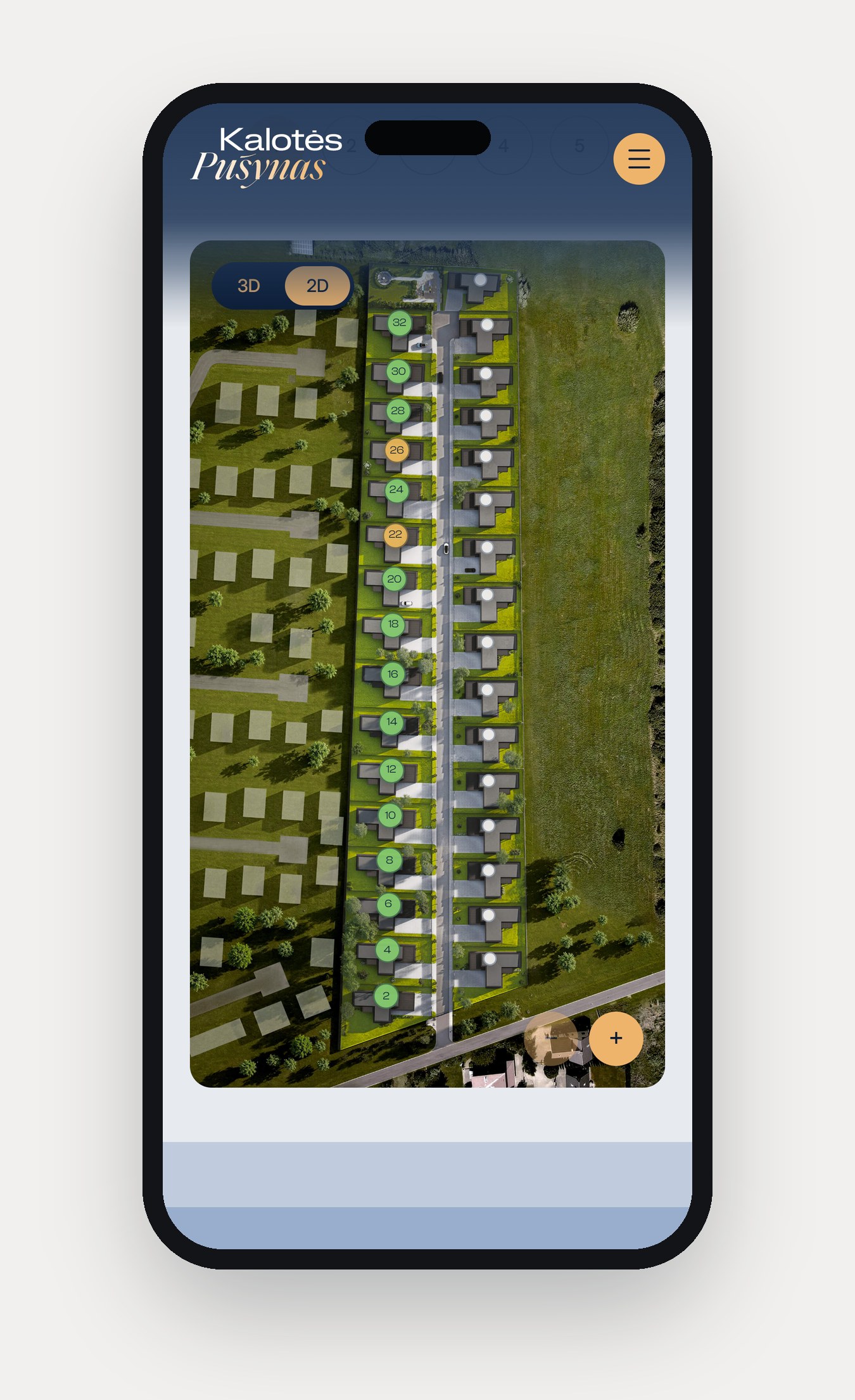 Phone: the plot map in 2D